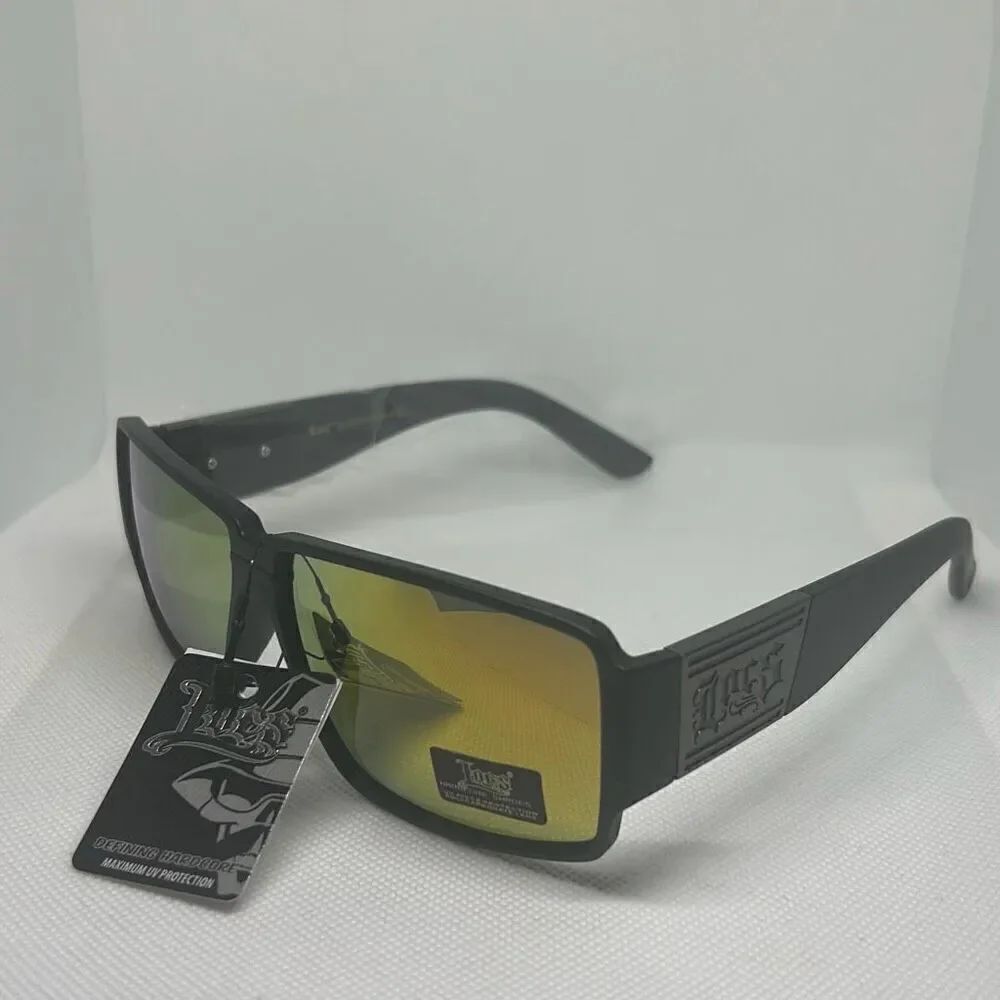 Locs Mens Mirrored Hardcore Sunglasses